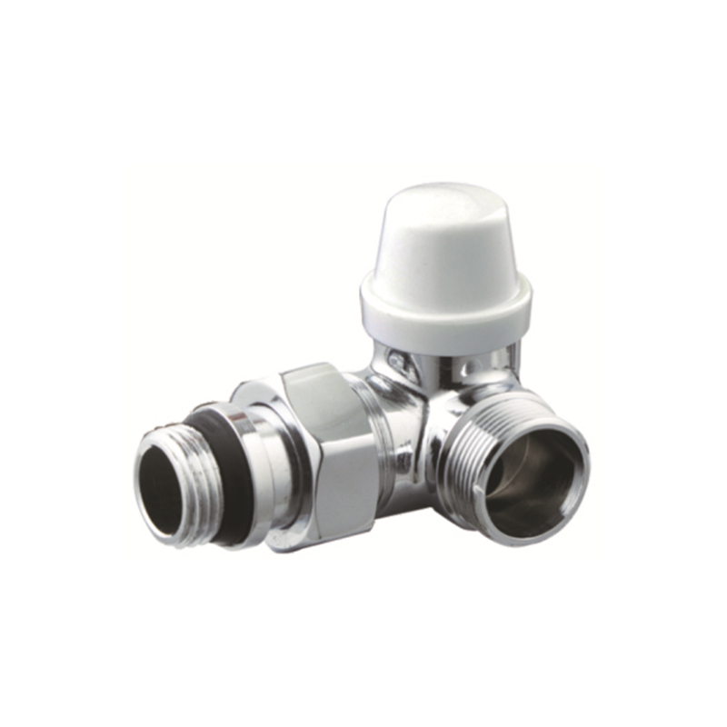 DOUBLE ANGLED MANUAL RADIATOR VALVE & LOCKSHIELD VALVES