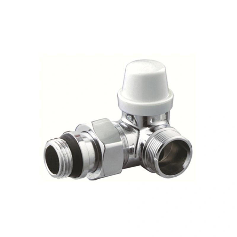 DOUBLE ANGLED MANUAL RADIATOR VALVE & LOCKSHIELD VALVES