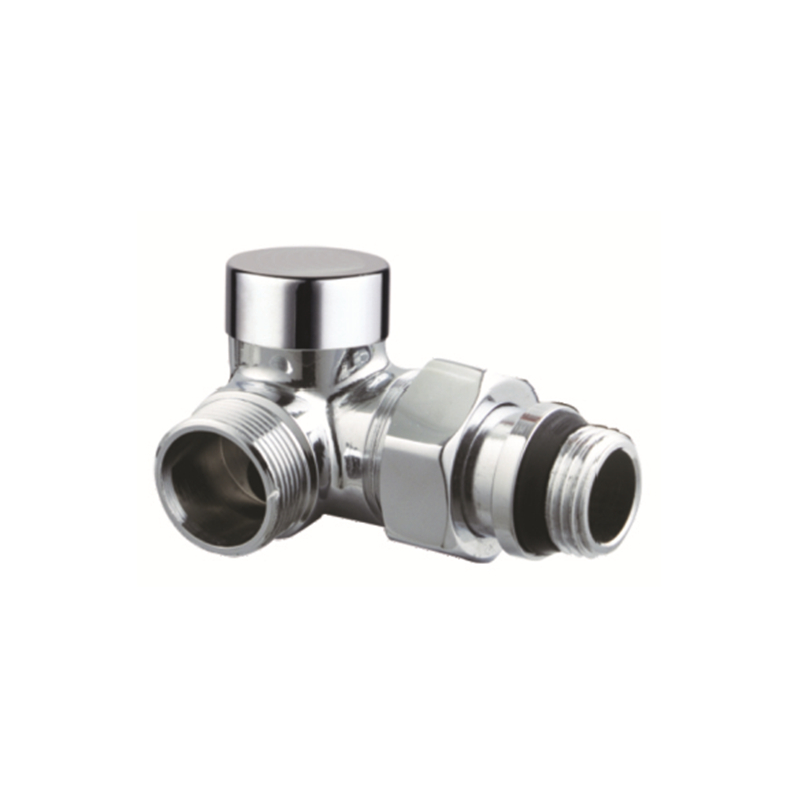 DOUBLE ANGLED MANUAL RADIATOR VALVE & LOCKSHIELD VALVES