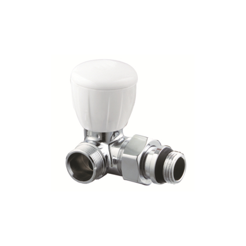 DOUBLE ANGLED MANUAL RADIATOR VALVE & LOCKSHIELD VALVES