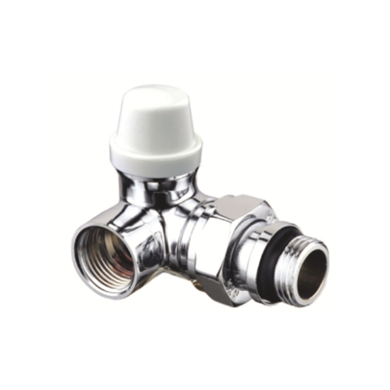 DOUBLE ANGLED MANUAL RADIATOR VALVE & LOCKSHIELD VALVES