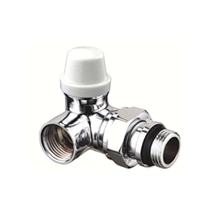 DOUBLE ANGLED MANUAL RADIATOR VALVE & LOCKSHIELD VALVES