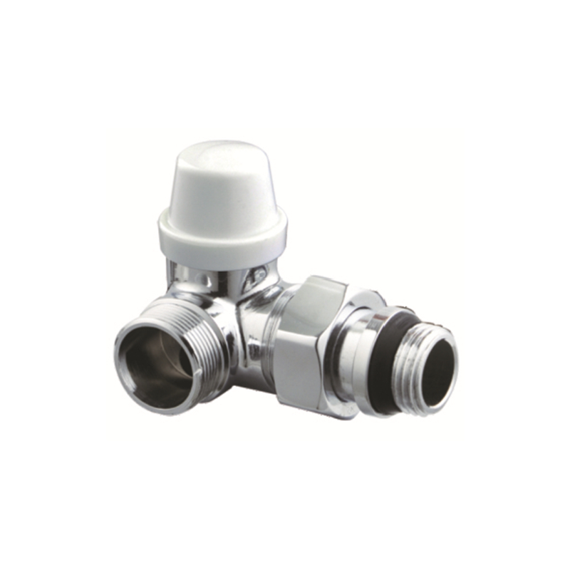 DOUBLE ANGLED MANUAL RADIATOR VALVE & LOCKSHIELD VALVES