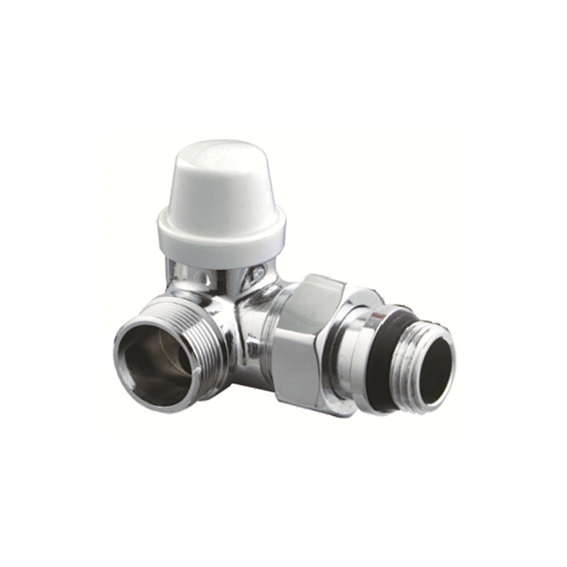 DOUBLE ANGLED MANUAL RADIATOR VALVE & LOCKSHIELD VALVES