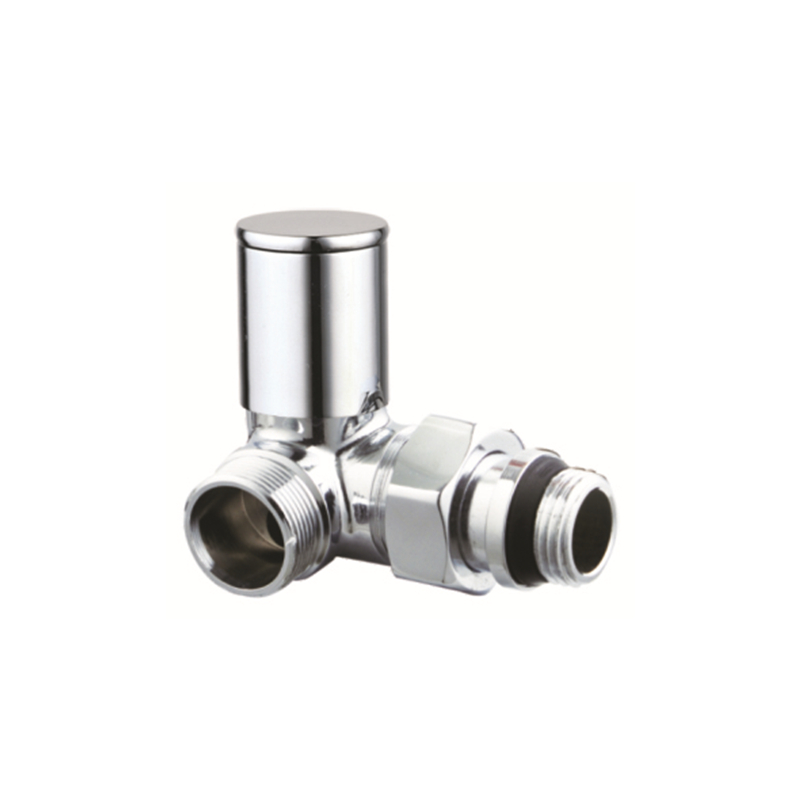 DOUBLE ANGLED MANUAL RADIATOR VALVE & LOCKSHIELD VALVES