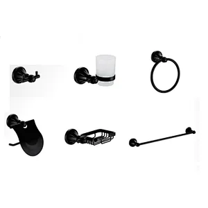 AL  BATHROOM ACCESSORY TOWEL BAR  PAPER HOLDER AND HOCK