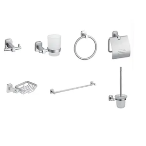 AL  BATHROOM ACCESSORY TOWEL BAR  PAPER HOLDER AND HOCK