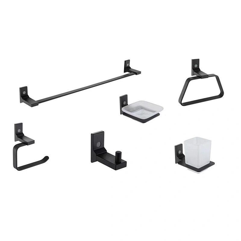 AL  BATHROOM ACCESSORY TOWEL BAR  PAPER HOLDER AND HOCK