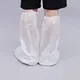 Boot Cover/Leg Cover- White PP+PE Material with Elastice and Sole(Waterproof)