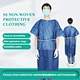 SS  Patient Gown-Short Sleeve Dark Blue