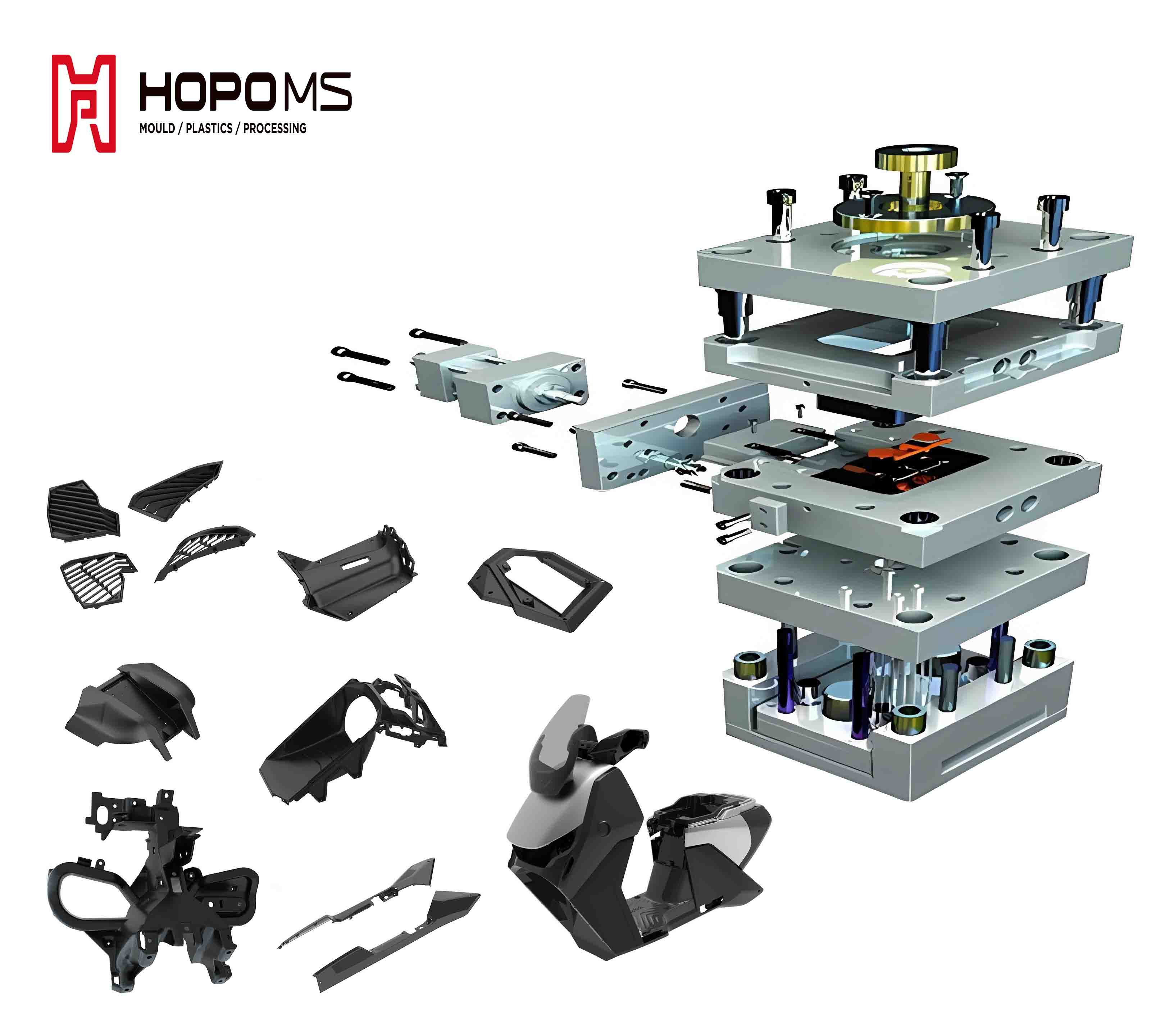 Electric Motorcycle mould manufacturer,lamp cover mould