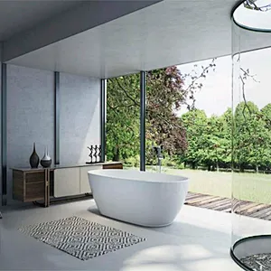 Acrylic Apron Freestanding Bathtub