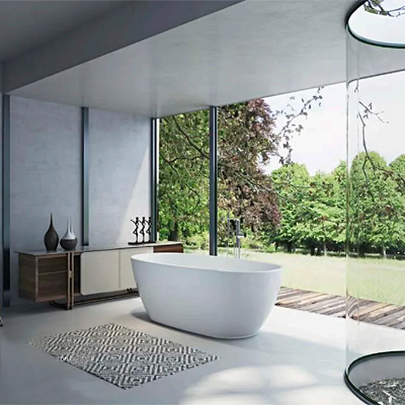 Acrylic Apron Freestanding Bathtub