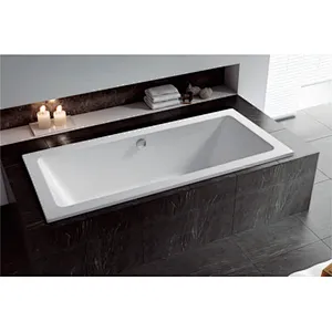 Acrylic Deep Drop-in Bathtub