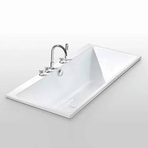 Acrylic Deep Drop-in Bathtub