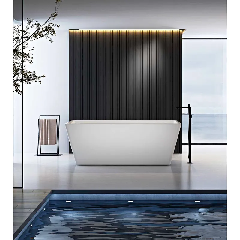 Acrylic Apron Freestanding Bathtub