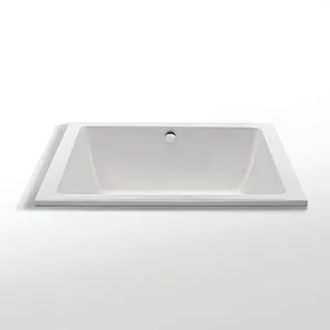 Acrylic Deep Drop-in Bathtub