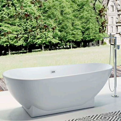 Acrylic Apron Freestanding Bathtub