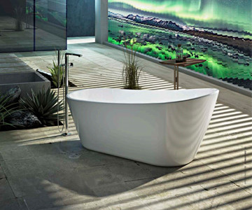 Acrylic Apron Freestanding Bathtub