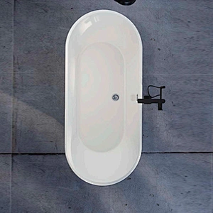 Acrylic Apron Freestanding Bathtub