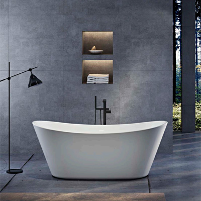 Acrylic Apron Freestanding Bathtub