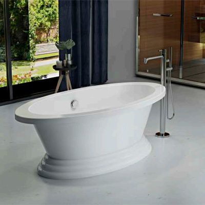 Acrylic Apron Freestanding Bathtub