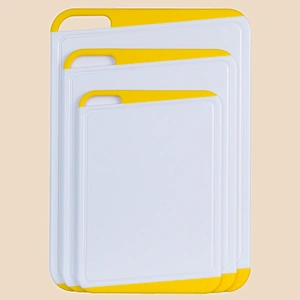 PP Plastic Cutting Board with Anti-Slip Feet