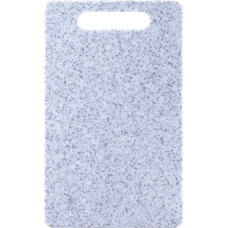 Kitchen anti-slip plastic chopping board marble effect cutting board with handle