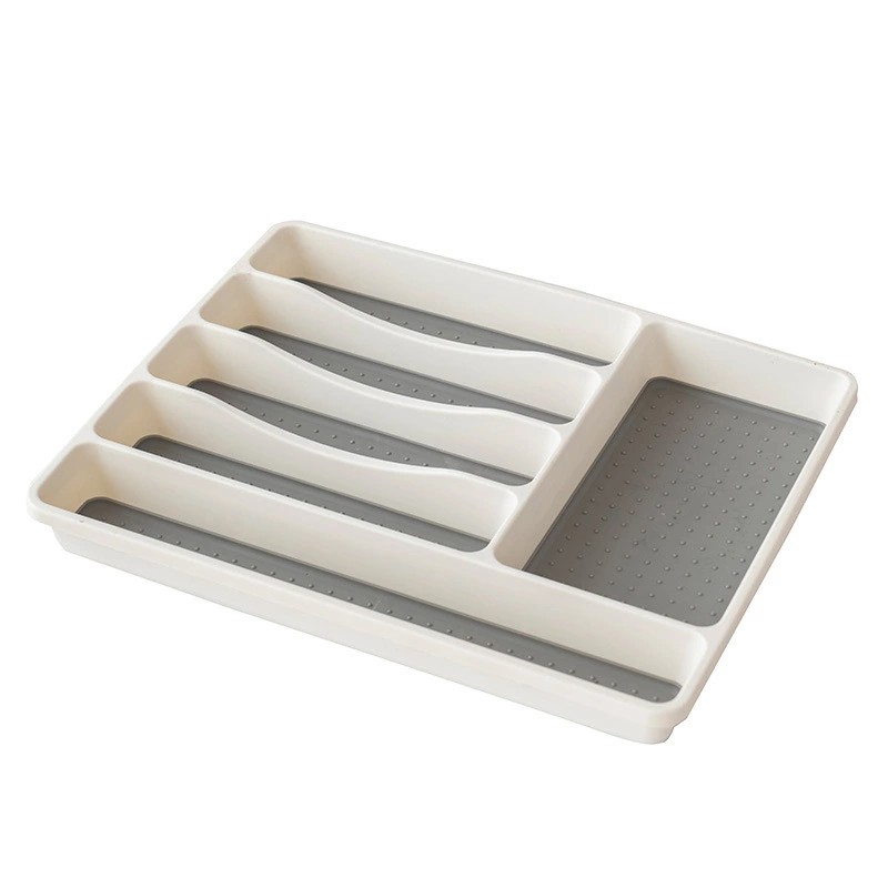 Kitchen drawer plastic cutlery tray cutlery 6 dividing silverware storage organization tray