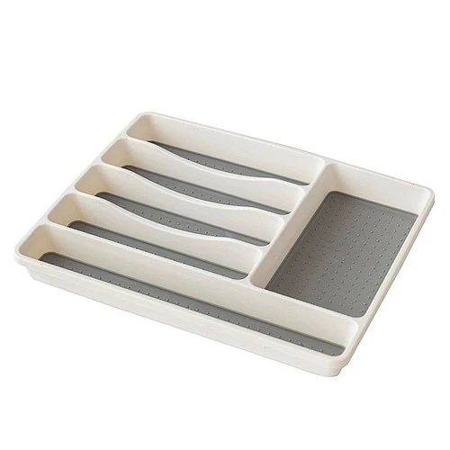 Kitchen drawer plastic cutlery tray cutlery 6 dividing silverware storage organization tray