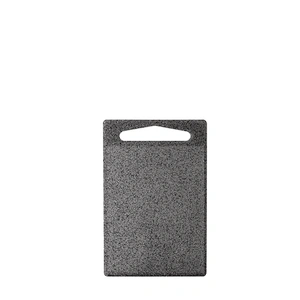 Durable plastic black marble effect cutting board
