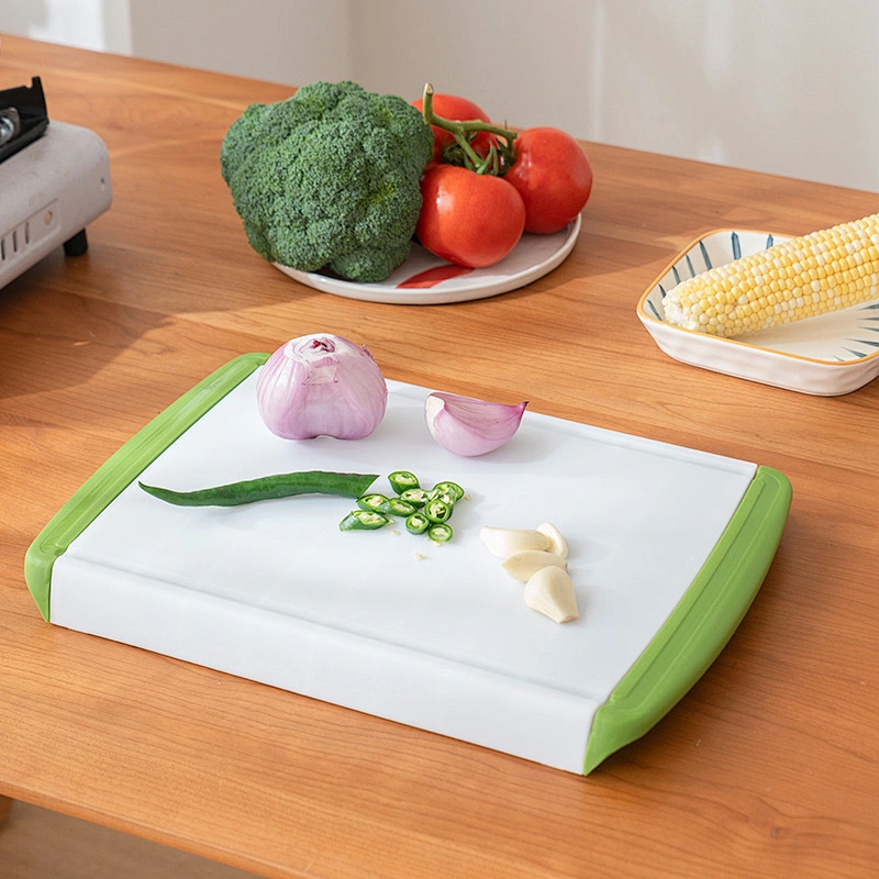 Telescopic plastic cutting board vegetable collapsible cutting board