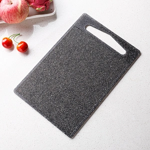 Black marble effect chopping board plastic fruit cutting board