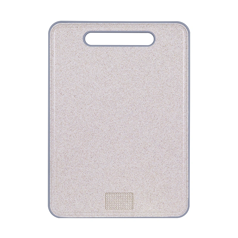 Wheat straw plastic chopping board fruit vegetable non slip plastic cutting board for kitchen