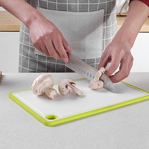 Plastic Chopping Board TPR edge Cutting Board with juice groove