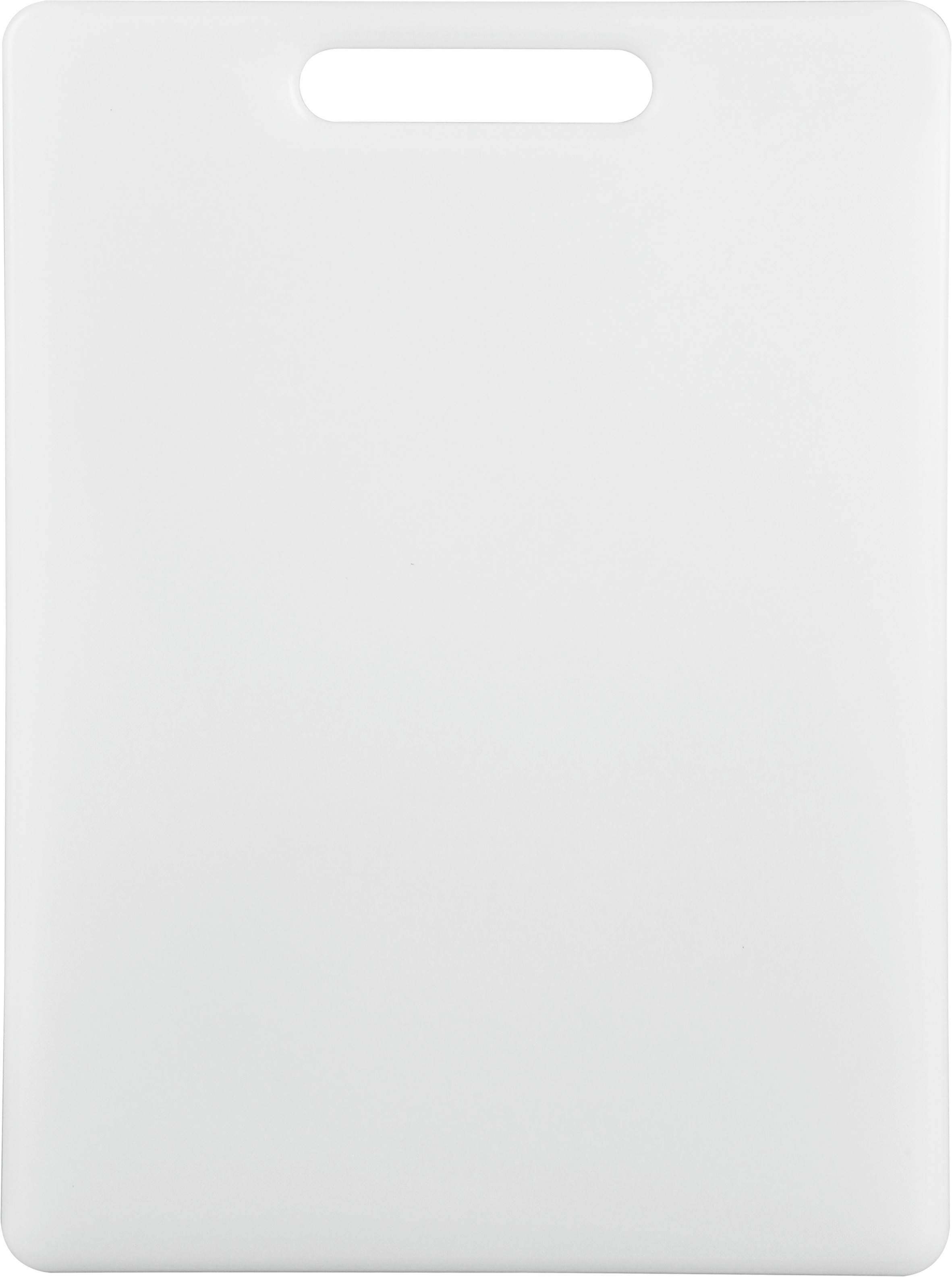 PP Material Easy Grip Handle Plastic White  Cutting Board