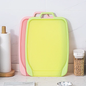 Best Sale High Quality Double-Sided Plastic Cutting Board Thicker Plastic Chopping Board With Non-Slip Feet