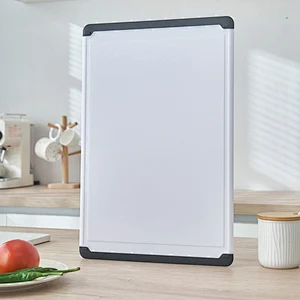 premium eco friendly bpa free fruit vegetable non slip plastic chopping board plastic cutting board for kitchen
