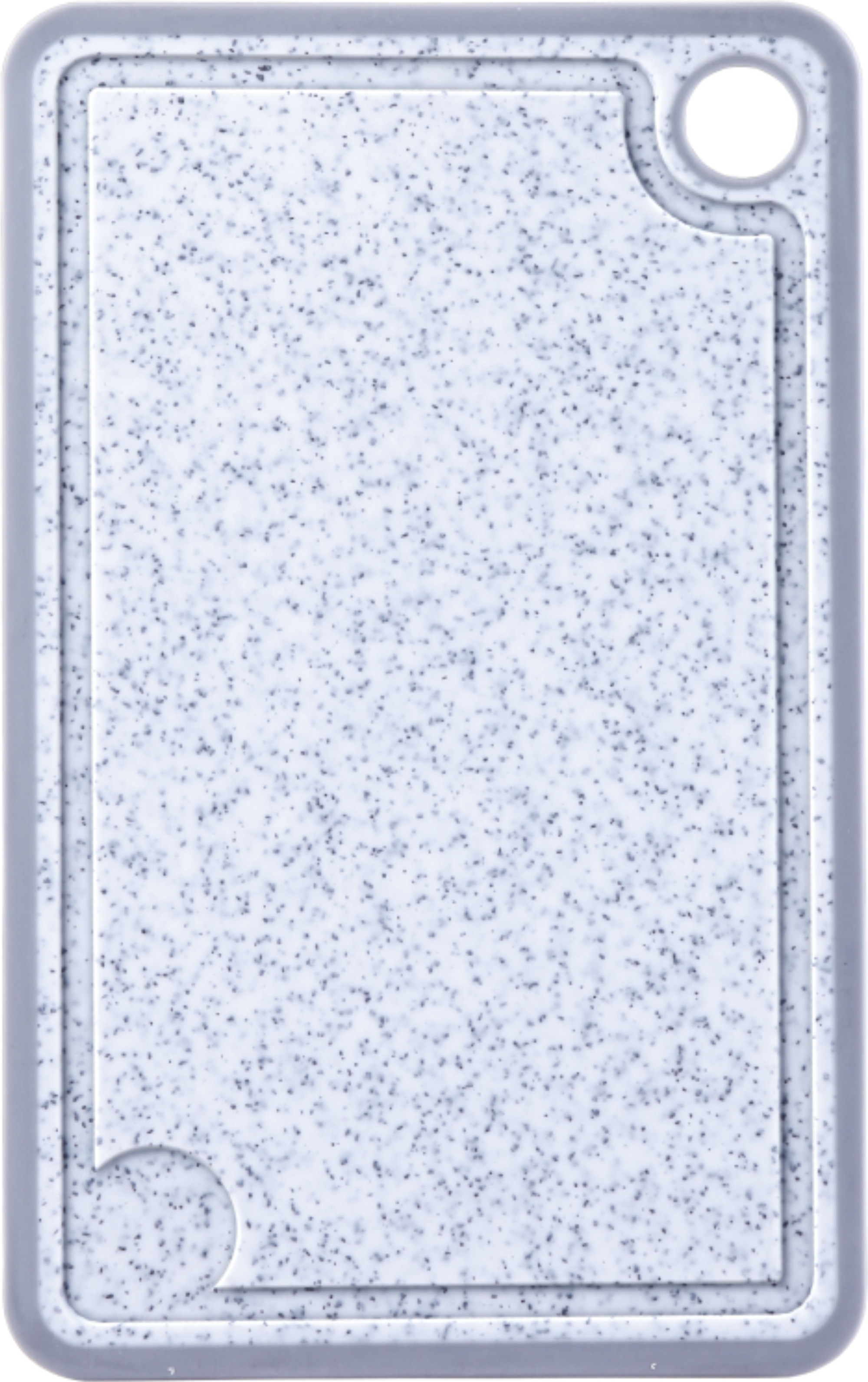 Marble Granite Gray  Easy-Grip Handleno non slip plastic kitchen cutting board