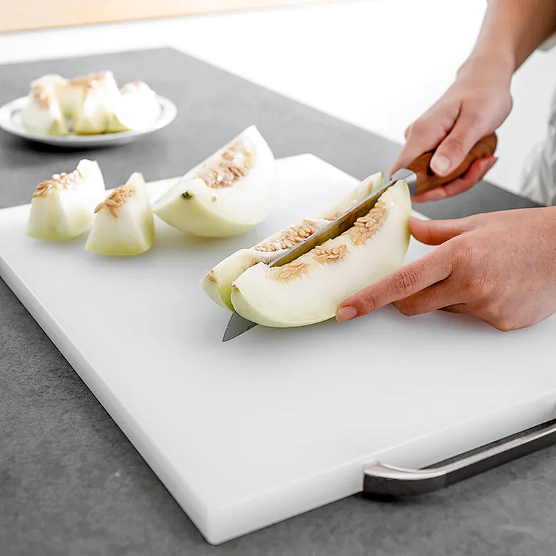 good quality plastic material type home kitchen use meat cutting board