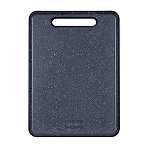 Black marble granite effect chopping board with grinding garlic function easy-grip handle cutting board