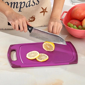 Multifunctional plastic cutting board set of 4 kitchen chopping board set