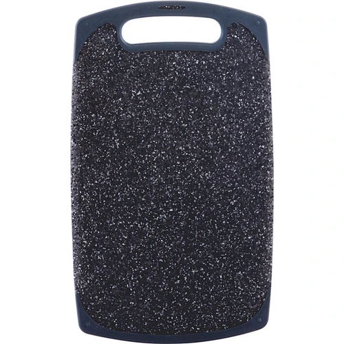 Kitchen marble cutting board with TPR handle anti slip