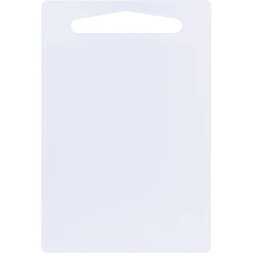 Eco-friendly kitchen rectangular plastic white cutting board fruit vegetable chopping block