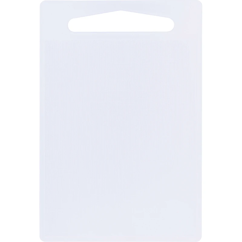 Eco-friendly kitchen rectangular plastic white cutting board fruit vegetable chopping block