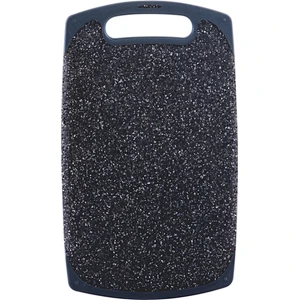Easy-Grip Handle Plastic Black Marbel Fruit Vegetable Cutting Board for Kitchen