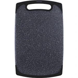 BPA Free marble granite effect easy-grip handle plastic kitchen cutting board