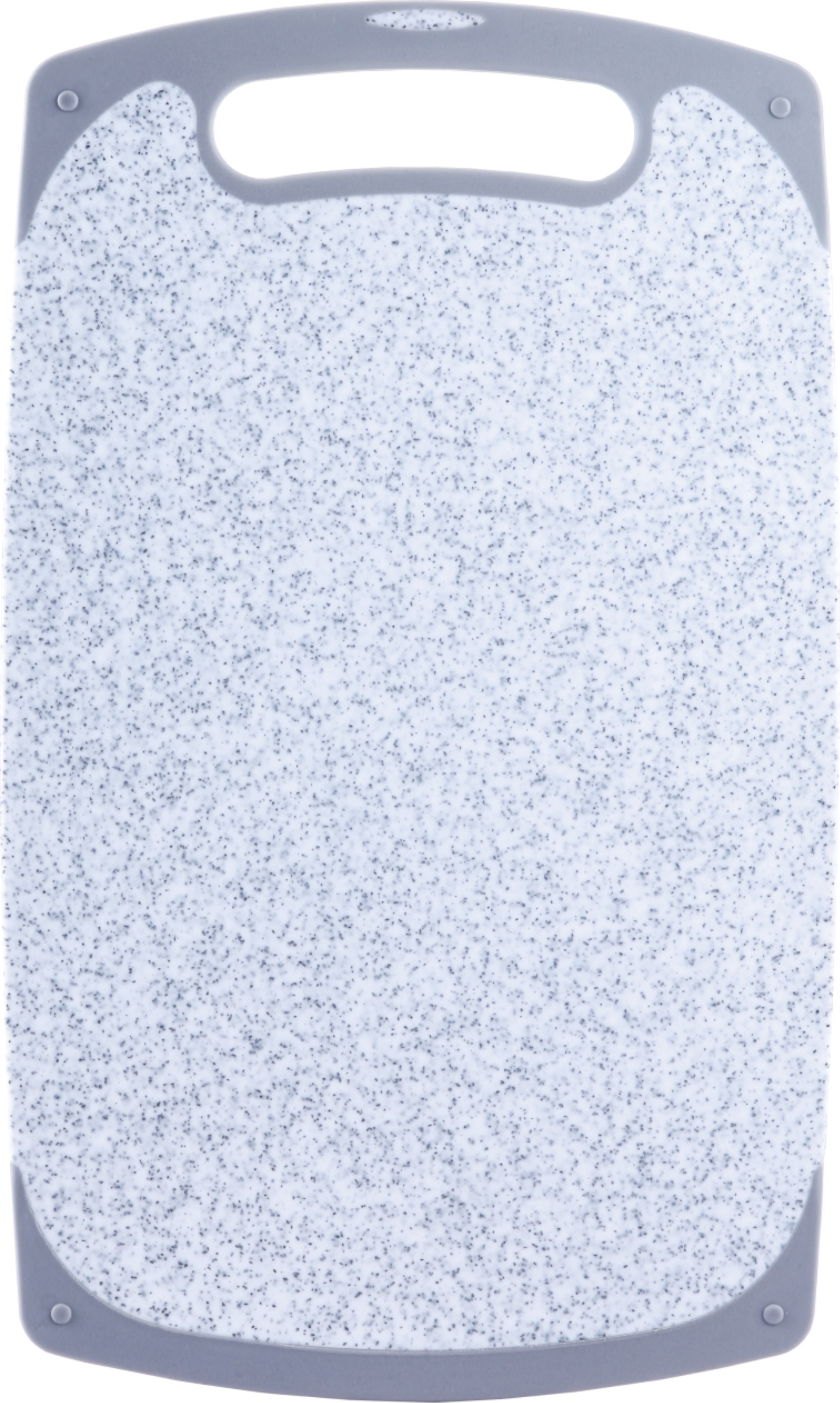 Non-slip plastic chopping board grey marble effect cutting board