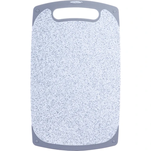 Non-slip plastic chopping board grey marble effect cutting board