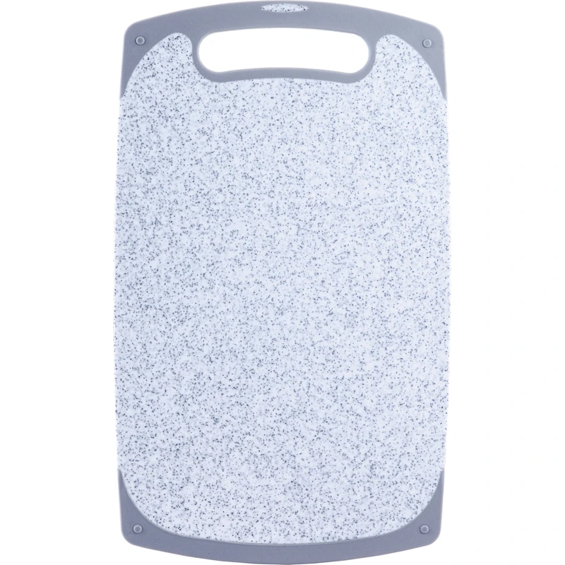 Non-slip plastic chopping board grey marble effect cutting board